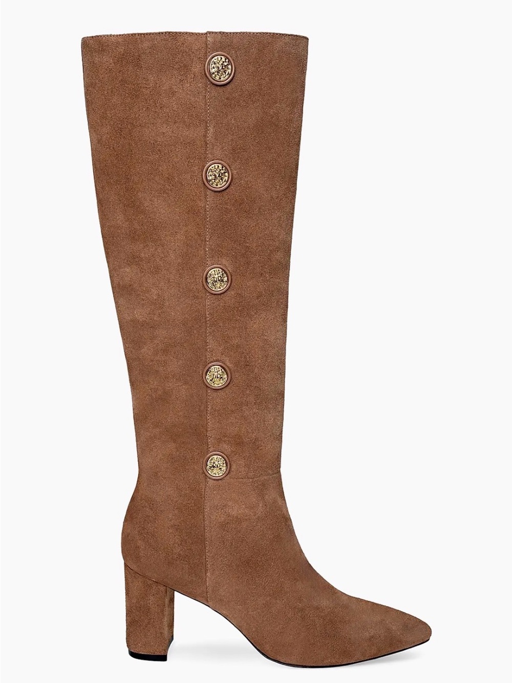 New in Box, Unworn Octavie Knee-High Boot Size 7.5 in Sand Suede